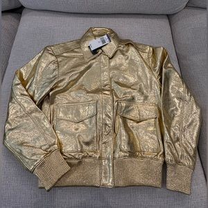 Ralph Lauren gold jacket. NWT, never used.